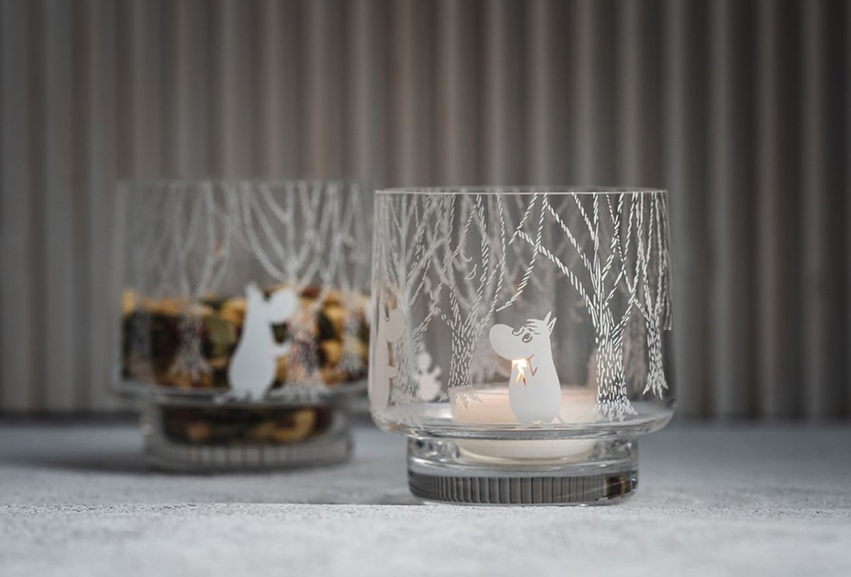 Mummi telysholder  I skogen