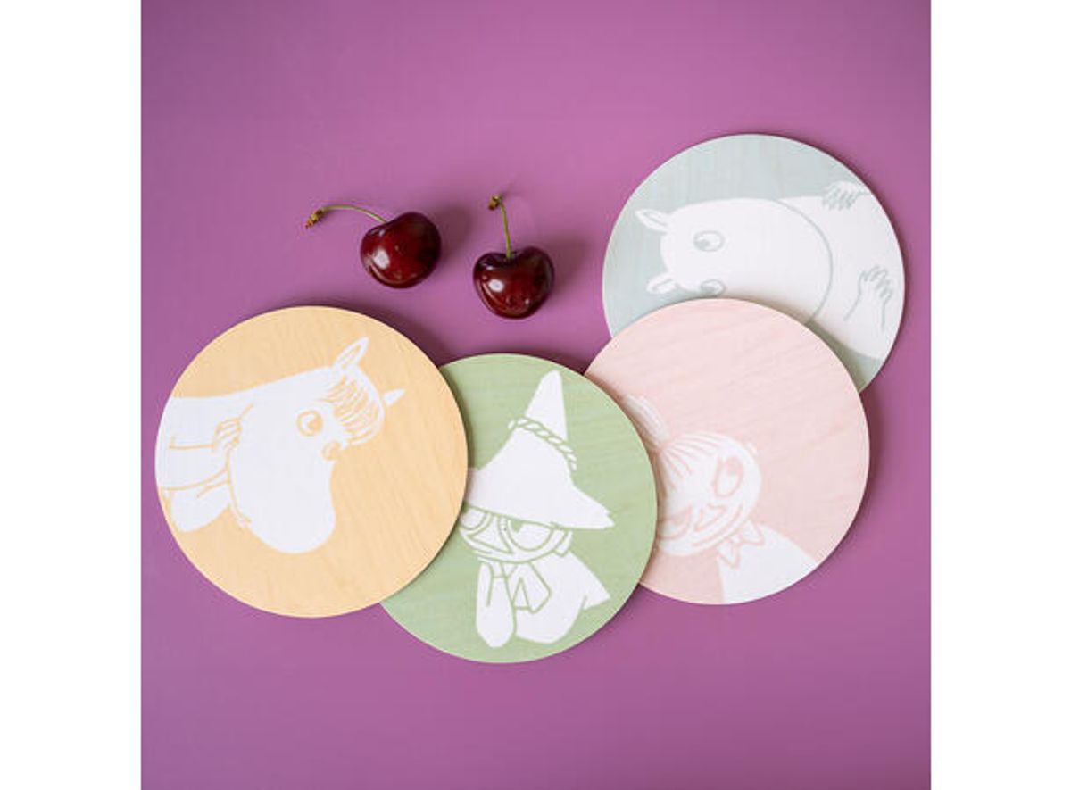 Mummi Glassbrikker - sett av 4 10 cm