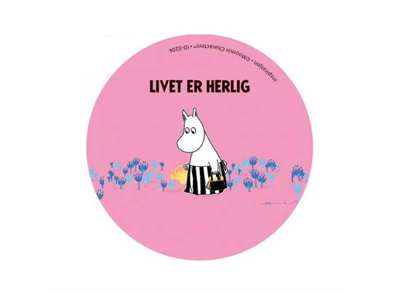 Magnet Mummi - Livet er herlig 5,6 cm