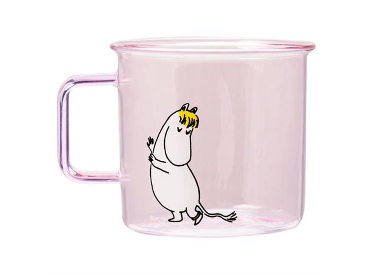 Mummikopp Glass - Snorkfrøken 3,5 dl Rosa Originals