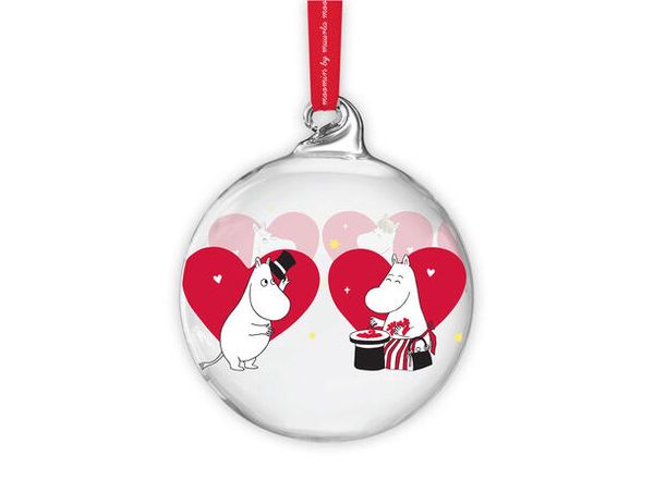 Hovedbilde Mummi Julekule - Hjerte 9 cm